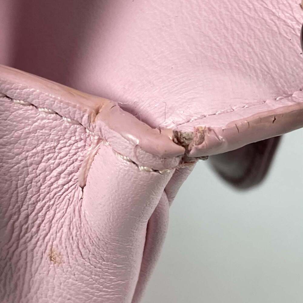 CHRISTIAN DIOR Pink Leather Shoulder Bag - Picture 15 of 16